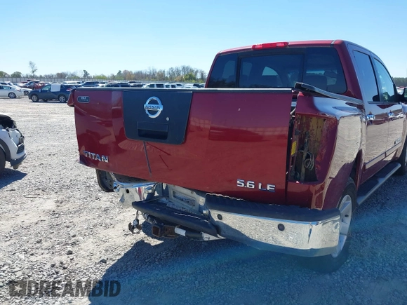 2006 Nissan Titan LE with VIN 1N6BA07A56N527691, listed as a IAAI auction lot 41820340 with 250,551 mi miles and . Bid and sale history available at DreamBid. Image 6.