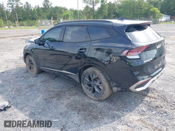 2023 Kia Sportage SX-Prestige with VIN KNDPXCAG1P7020251, listed as a IAAI auction lot 42364221 with 129,885 mi miles and . Bid and sale history available at DreamBid. Image 3.