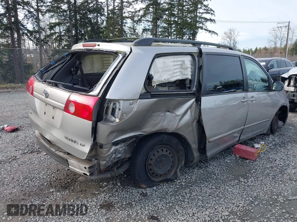 2006 Toyota Sienna CE with VIN 5TDZA23C96S580392, listed as a IAAI auction lot 41671251 with 92,357 mi miles and . Bid and sale history available at DreamBid. Image 6.