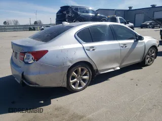 2014 Acura RLX with VIN JH4KC1F35EC001107, listed as a Copart auction lot 46347735 with 248,184 mi miles and Salvage Title. Bid and sale history available at carsss.com. Image 3.