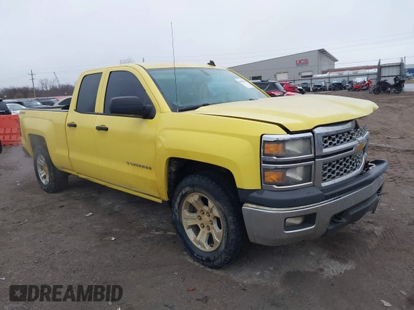 2014 Chevrolet Silverado 1500 LT with VIN 1GCVKREC5EZ247766, listed as a IAAI auction lot 40988625 with 203,672 mi miles and . Bid and sale history available at DreamBid. Image 1.