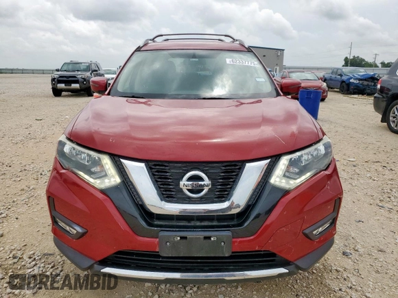 2017 Nissan Rogue SL with VIN 5N1AT2MT0HC782589, listed as a Copart auction lot 62337775 with 92,871 mi miles and Salvage title. Bid and sale history available at DreamBid. Image 5.