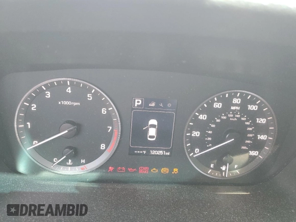 2015 Hyundai Sonata SE z VIN 5NPE24AF9FH250181, wystawiony jako Copart lot #51428235 z przebiegiem 120 251 mil mil oraz Szkoda całkowita • Salvage title. Historia ofert i sprzedaży dostępna na DreamBid. Obrazek 9.
