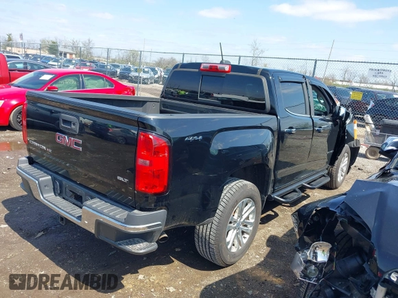2017 GMC Canyon 4WD SLT with VIN 1GTG6DEN2H1254016, listed as a IAAI auction lot 41932500 with 85,367 mi miles. Bid and sale history available at carsss.com. Image 4.