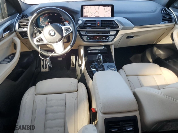 2020 BMW X4 xDrive30i with VIN 5UX2V1C08L9D25170, listed as a Copart auction lot 88586365 with 17,234 mi miles and Salvage Title. Bid and sale history available at carsss.com. Image 8.
