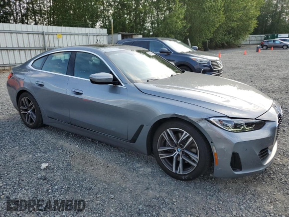 2024 BMW 4 Series 430i xDrive with VIN WBA73AV02RFS05136, listed as a Copart auction lot 59541245 with 11,677 mi miles and Salvage title. Bid and sale history available at DreamBid. Image 4.