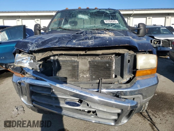 2001 Ford F-350 XL with VIN 1FTSX31F41EC49298, listed as a Copart auction lot 41764345 with 502,614 mi miles and Salvage Title. Bid and sale history available at DreamBid. Image 5.