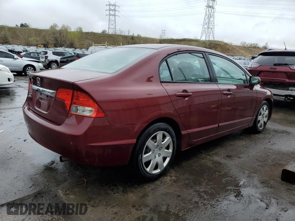 2009 Honda Civic LX z VIN 2HGFA16569H360450, wystawiony jako Copart lot #54370605 z przebiegiem 95 348 mil mil oraz Szkody całkowita. Historia ofert i sprzedaży dostępna na DreamBid. Obrazek 3.
