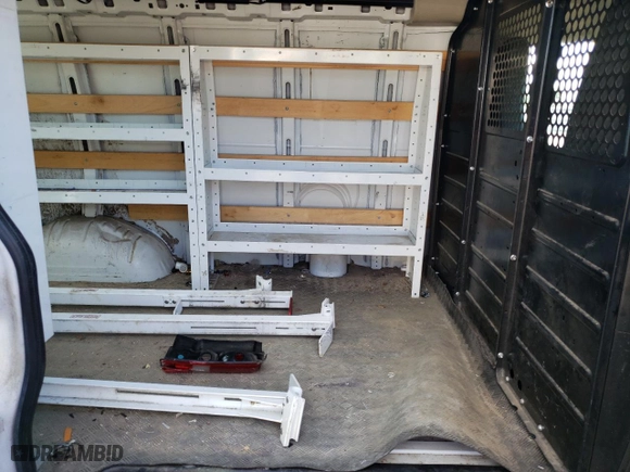 2019 GMC Savana Cargo Van with VIN 1GTW7AFGXK1316440, listed as a Copart auction lot 57411764 with 60,298 mi miles and Salvage Title. Bid and sale history available at carsss.com. Image 11.