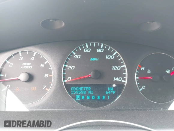2011 Chevrolet Impala LT Fleet with VIN 2G1WG5EK7B1104322, listed as a IAAI auction lot 42052964 with 159,598 mi miles and . Bid and sale history available at DreamBid. Image 7.