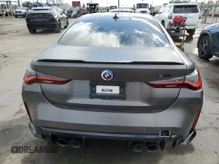 2022 BMW M4 Competition with VIN WBS33AZ00NCH76823, listed as a Copart auction lot 48076435 with 42,493 mi miles and Salvage Title. Bid and sale history available at carsss.com. Image 6.