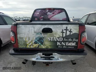 2001 Ford F-150 SuperCrew XLT with VIN 1FTRW07W21KD73871, listed as a Copart auction lot 77952474 with 0 mi miles and Salvage Title. Bid and sale history available at carsss.com. Image 6.