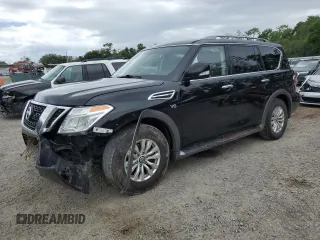 2020 Nissan Armada SV z VIN JN8AY2ND4LX015928, wystawiony jako Copart lot #56852545 z przebiegiem 84 689 mil mil oraz Szkoda całkowita • Salvage title. Historia ofert i sprzedaży dostępna na DreamBid. Obrazek 1.