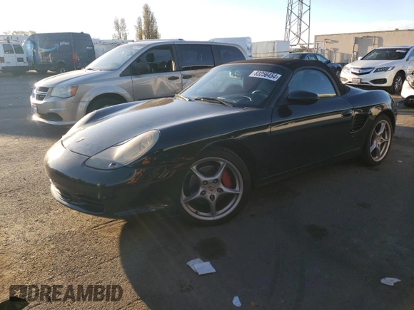 2003 Porsche Boxster S z VIN WP0CB29863U661346, wystawiony jako Copart lot #83256454 z przebiegiem 162 714 mil mil oraz Czysty tytuł • Clean title. Historia ofert i sprzedaży dostępna na DreamBid. Obrazek 1.