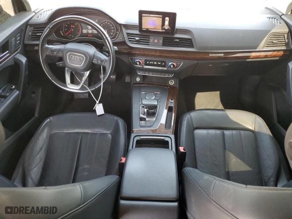 2018 Audi Q5 Premium with VIN WA1ANAFY9J2023544, listed as a Copart auction lot 54065055 with 74,034 mi miles and Salvage Title. Bid and sale history available at carsss.com. Image 8.