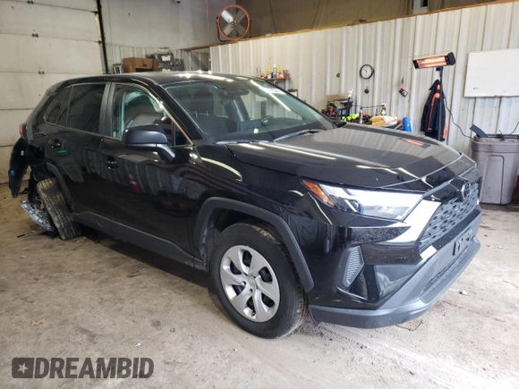 2024 Toyota RAV4 LE with VIN 2T3F1RFV1RW450117, listed as a Copart auction lot 51626195 with 25,023 mi miles and Non Repairable. Bid and sale history available at carsss.com. Image 4.