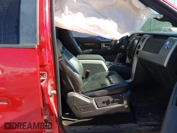 2012 Ford F-150 XL with VIN 1FTFW1CT5CFC95215, listed as a IAAI auction lot 41644046 with 222,735 mi miles. Bid and sale history available at carsss.com. Image 5.