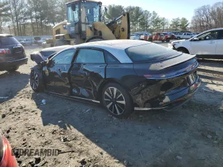2023 Lucid Air Grand Touring with VIN 50EA1GBA3PA009047, listed as a Copart auction lot 82444234 with 0 mi miles and Salvage Title. Bid and sale history available at carsss.com. Image 2.