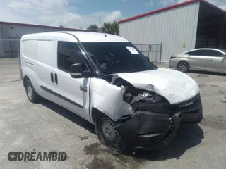 2020 Ram ProMaster City Cargo Van Tradesman with VIN ZFBHRFAB4L6R97116, listed as a IAAI auction lot 36772428 with 3,386 mi miles. Bid and sale history available at carsss.com. Image 1.