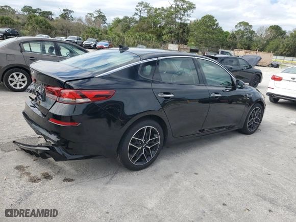2020 Kia Optima LX with VIN 5XXGT4L37LG432624, listed as a Copart auction lot 46987765 with 113,146 mi miles and Salvage Title. Bid and sale history available at carsss.com. Image 3.