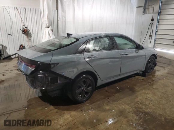 2021 Hyundai Elantra SEL with VIN KMHLS4AG6MU068792, listed as a Copart auction lot 80954334 with 43,644 mi miles and Salvage Title. Bid and sale history available at carsss.com. Image 3.