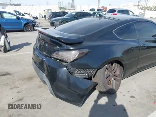 2012 Hyundai Genesis Coupe Grand Touring with VIN KMHHU6KH8CU068486, listed as a IAAI auction lot 41686499 with 104,579 mi miles and . Bid and sale history available at DreamBid. Image 6.