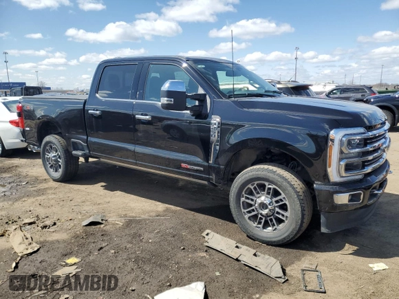 2024 Ford Super Duty F-250 SRW XL with VIN 1FT8W2BM0REC90270, listed as a Copart auction lot 51920385 with 26,033 mi miles and Clean Title. Bid and sale history available at carsss.com. Image 4.