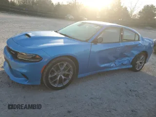 2023 Dodge Charger GT with VIN 2C3CDXHG9PH622280, listed as a Copart auction lot 51015095 with 11,049 mi miles and Salvage Title. Bid and sale history available at carsss.com. Image 1.