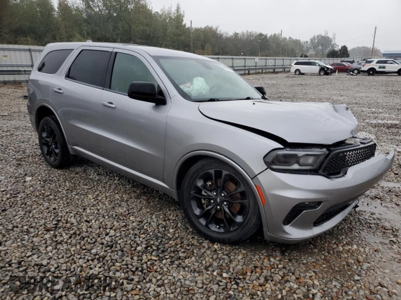2021 Dodge Durango SXT Plus with VIN 1C4RDHAG3MC577776, listed as a Copart auction lot 80293584 with 38,183 mi miles and Salvage Title. Bid and sale history available at DreamBid. Image 4.