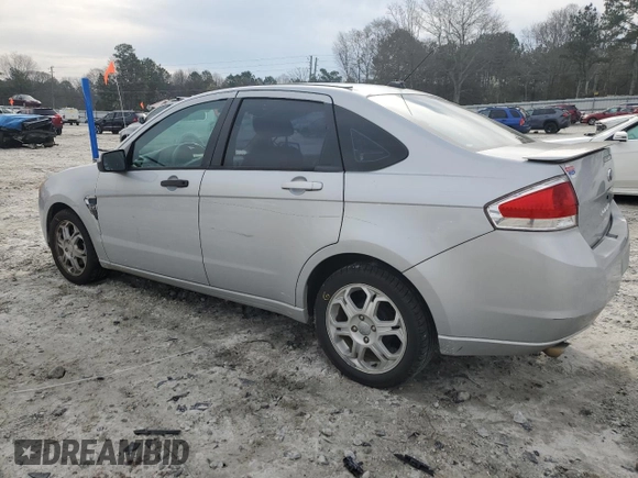 2008 Ford Focus SE with VIN 1FAHP35NX8W219776, listed as a Copart auction lot 47208955 with 150,598 mi miles and Salvage Title. Bid and sale history available at DreamBid. Image 2.