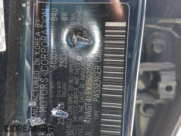 2018 Kia Optima Premium z VIN KNAGT4LEXJ5020519, wystawiony jako Copart lot #57088955 z przebiegiem Nie podano mil oraz Szkoda całkowita • Salvage title. Historia ofert i sprzedaży dostępna na DreamBid. Obrazek 12.