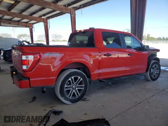 2023 Ford F-150 XL with VIN 1FTEW1CP3PKD22908, listed as a Copart auction lot 49398685 with 16,931 mi miles and Salvage Title. Bid and sale history available at carsss.com. Image 3.