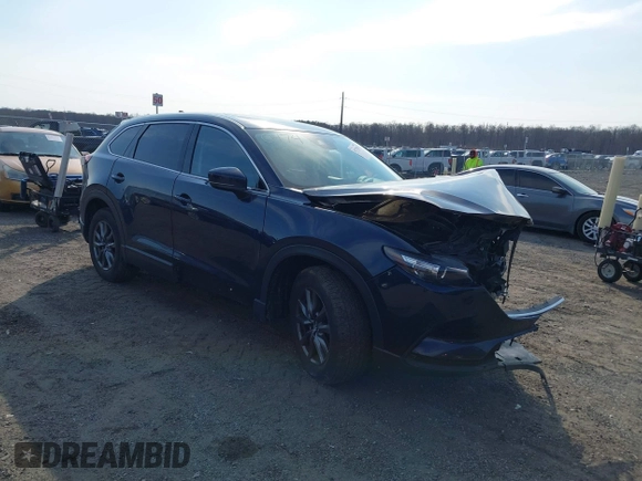 2021 Mazda CX-9 Touring with VIN JM3TCBCY9M0510474, listed as a IAAI auction lot 41722933 with 109,131 mi miles. Bid and sale history available at carsss.com. Image 1.