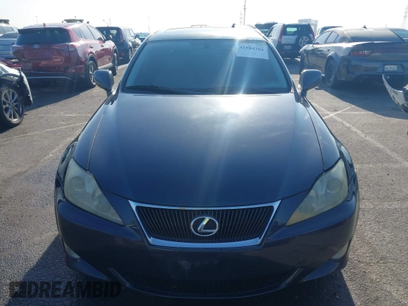 2008 Lexus IS 250 with VIN JTHBK262482059056, listed as a IAAI auction lot 41988302 with 203,953 mi miles. Bid and sale history available at carsss.com. Image 12.