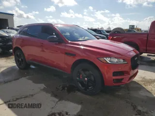 2019 Jaguar F-Pace 25t Premium with VIN SADCJ2FX0KA397415, listed as a Copart auction lot 54487285 with 92,586 mi miles and Non repairable. Bid and sale history available at DreamBid. Image 4.