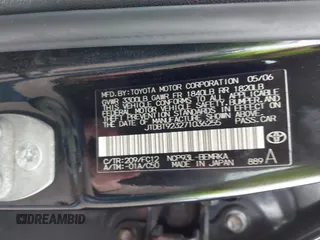2007 Toyota Yaris with VIN JTDBT923271036255, listed as a IAAI auction lot 42014320 with 236,510 mi miles. Bid and sale history available at carsss.com. Image 9.