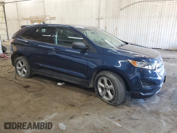 2017 Ford Edge SE with VIN 2FMPK4G94HBC42056, listed as a Copart auction lot 50370635 with 168,754 mi miles and Salvage Title. Bid and sale history available at carsss.com. Image 4.
