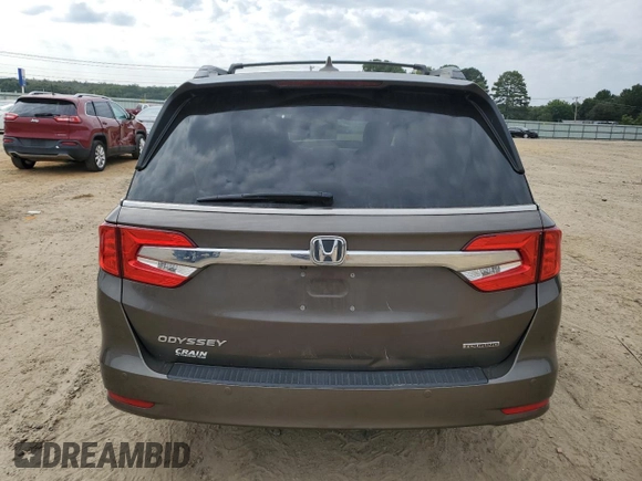 2020 Honda Odyssey Touring with VIN 5FNRL6H80LB022422, listed as a Copart auction lot 72515944 with Not Provided miles and Salvage Title. Bid and sale history available at DreamBid. Image 6.