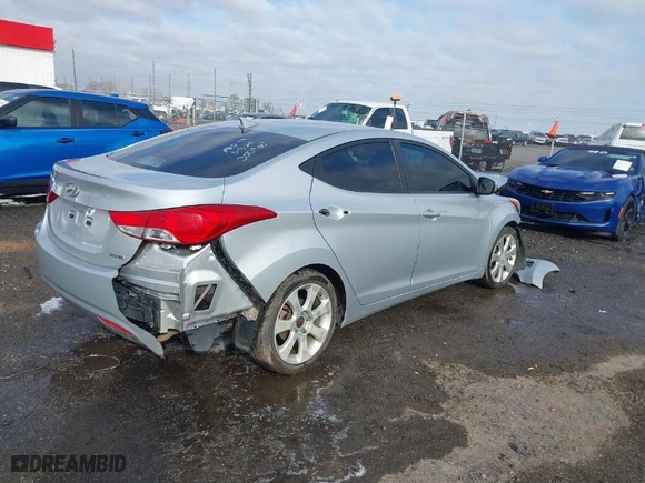 2012 Hyundai Elantra Limited with VIN 5NPDH4AE4CH150373, listed as a IAAI auction lot 41784443 with 170,348 mi miles. Bid and sale history available at carsss.com. Image 4.