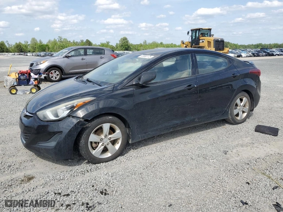 2016 Hyundai Elantra SE with VIN 5NPDH4AE3GH789561, listed as a Copart auction lot 53980175 with 233,320 mi miles and Clean Title. Bid and sale history available at carsss.com. Image 1.