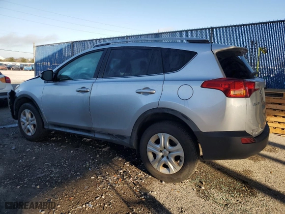2014 Toyota RAV4 LE with VIN 2T3BFREV9EW206548, listed as a Copart auction lot 45152115 with 100,015 mi miles and Salvage Title. Bid and sale history available at carsss.com. Image 2.