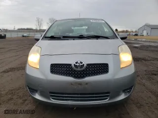 2007 Toyota Yaris with VIN JTDJT923075035643, listed as a Copart auction lot 47682035 with 98,536 mi miles and Clean Title. Bid and sale history available at carsss.com. Image 5.