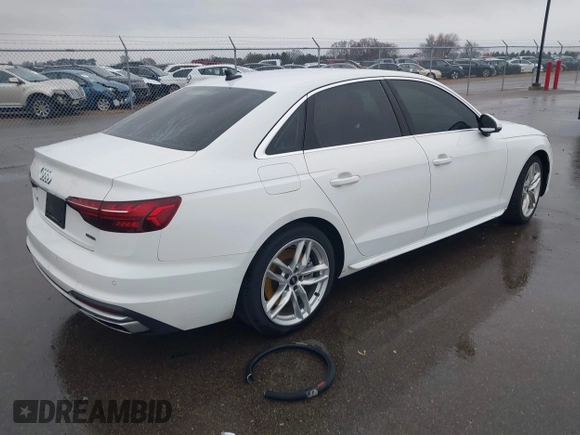 2023 Audi A4 S line Premium Plus z VIN WAUEAAF44PN007093, wystawiony jako IAAI lot #42071571 z przebiegiem 51 244 mil mil oraz . Historia ofert i sprzedaży dostępna na DreamBid. Obrazek 4.