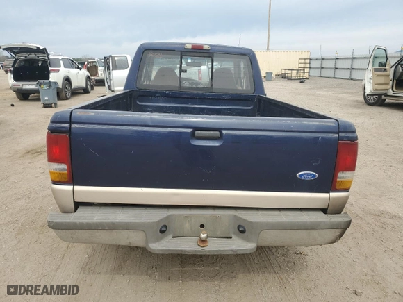 1995 Ford Ranger Splash with VIN 1FTCR14U9SPB00789, listed as a Copart auction lot 47650525 with 222,251 mi miles and Salvage Title. Bid and sale history available at carsss.com. Image 6.