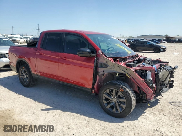 2024 Honda Ridgeline Sport z VIN 5FPYK3F16RB013811, wystawiony jako Copart lot #52457555 z przebiegiem 8 293 mil mil oraz Szkoda całkowita • Salvage title. Historia ofert i sprzedaży dostępna na DreamBid. Obrazek 4.