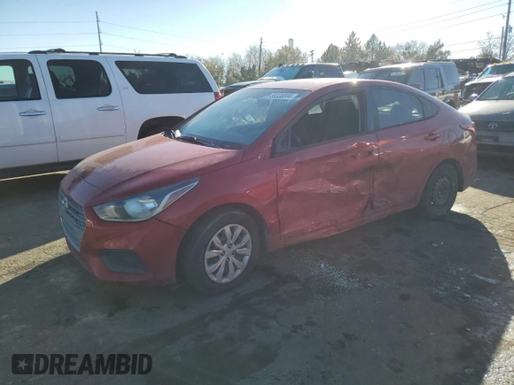 2018 Hyundai Accent SEL with VIN 3KPC24A31JE033251, listed as a Copart auction lot 80338594 with 87,847 mi miles and Salvage Title. Bid and sale history available at carsss.com. Image 1.