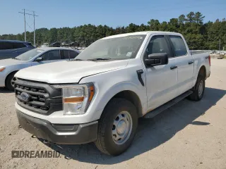 2022 Ford F-150 XL with VIN 1FTEW1EB7NKF06201, listed as a Copart auction lot 75792104 with 26,928 mi miles and Salvage Title. Bid and sale history available at carsss.com. Image 1.