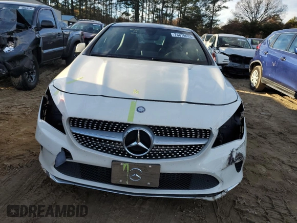 2017 Mercedes-Benz CLA 250 with VIN WDDSJ4GB1HN498086, listed as a Copart auction lot 76879633 with 81,404 mi miles and . Bid and sale history available at DreamBid. Image 5.
