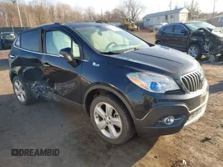 2016 Buick Encore Leather with VIN KL4CJGSB0GB694327, listed as a IAAI auction lot 41771152 with 114,888 mi miles. Bid and sale history available at carsss.com. Image 1.