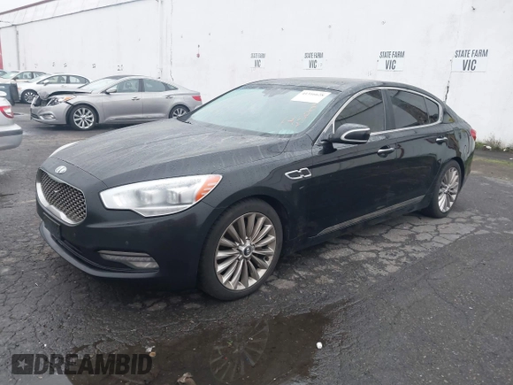 2015 Kia K900 Luxury with VIN KNALW4D46F6025309, listed as a IAAI auction lot 41316628 with 152,925 mi miles. Bid and sale history available at carsss.com. Image 2.